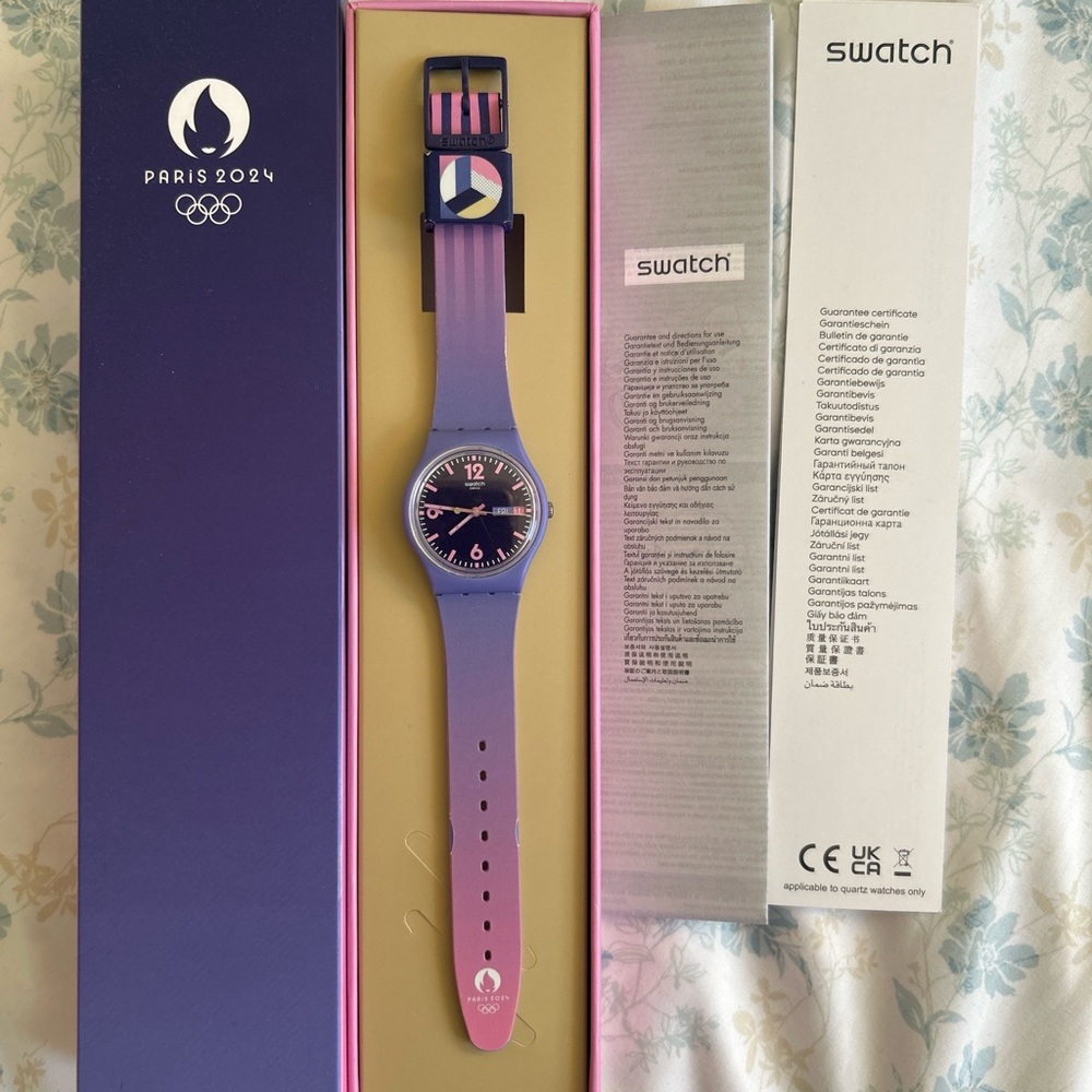 2024 Paris Olympic Swatch Watch
